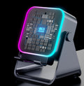5-in-1 Phone Stand: Induction Speaker, Power Bank & RGB Lights